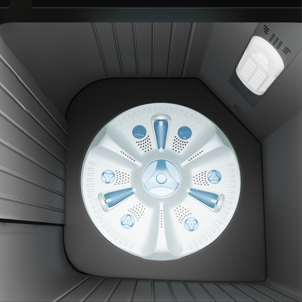 Haier Semi Automatic Washing Machine 10 KG 196BK